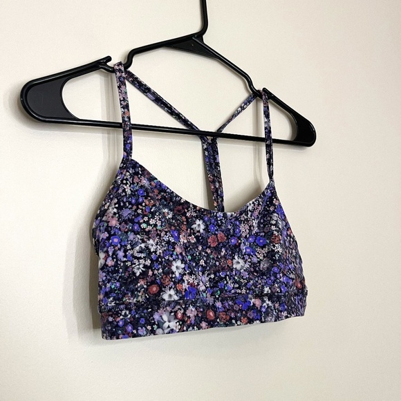 Lululemon Flow Y Nulu Bra *Light Support, A–C Cups Flower Burst Multi 6 - Picture 2 of 8